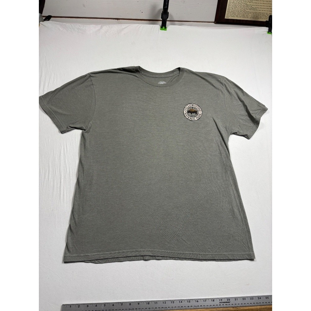 The Duck Company Yellowstone National Park T Shirt Gray XL Graphic Tee